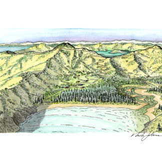 “Okains Bay” Print