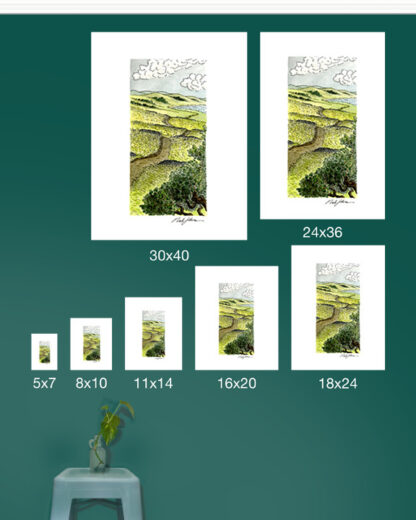 “Rolling Seaside Ramble” Print - Image 5