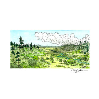 “Rumbling Valley Clouds” Print