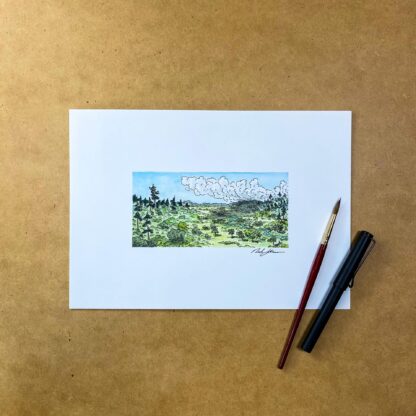 "Rumbling Valley Clouds" Original Artwork