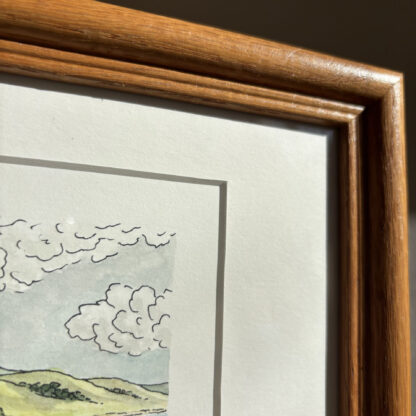 "Rolling Seaside Ramble" Original Artwork (Framed) - Image 4