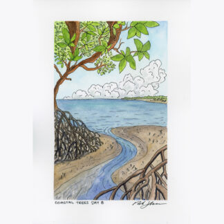 "Coastal Trees Day 8" Original Artwork