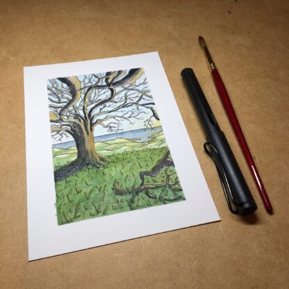 "Coastal Trees Day 9" Original Artwork - Image 5