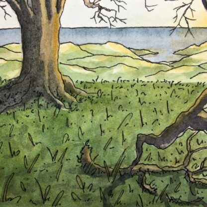 "Coastal Trees Day 9" Original Artwork - Image 3