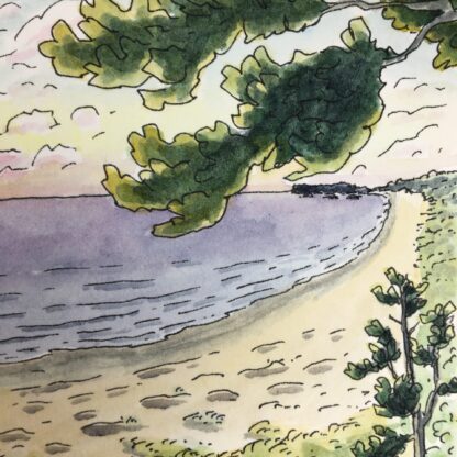 "Coastal Trees Day 18" Original Artwork - Image 3