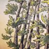 "Coastal Trees Day 28" Original Artwork - Image 3