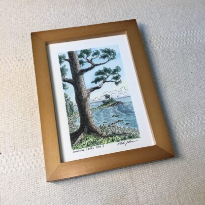 "Coastal Trees Day 1" Original Artwork