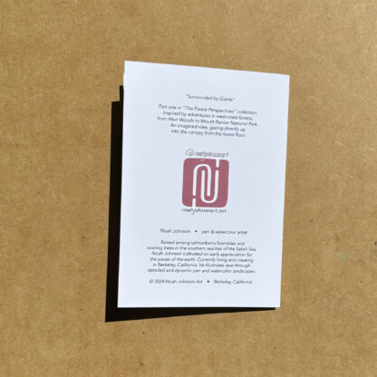Set of Five Art Cards: "Forest Perspectives" - Image 10