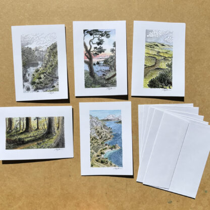 Set of Five Art Cards: "Wandering Year" - Image 13