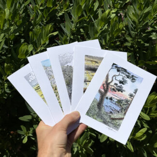 Set of Five Art Cards: "Wandering Year"