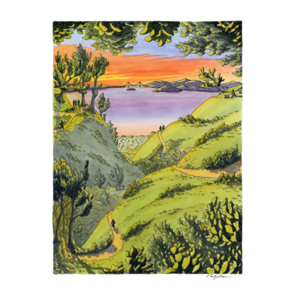 "Berkeley Hills Sunset” Print