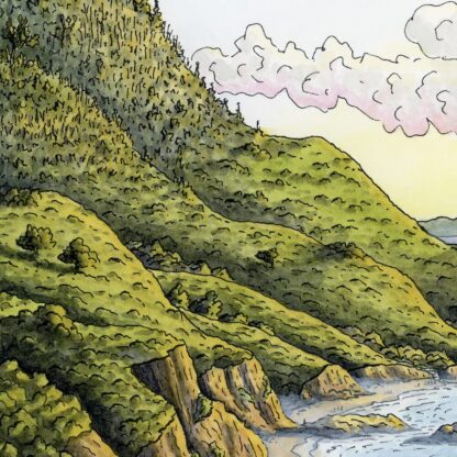 "Wildcat Coast" Original Artwork (Framed) - Image 2