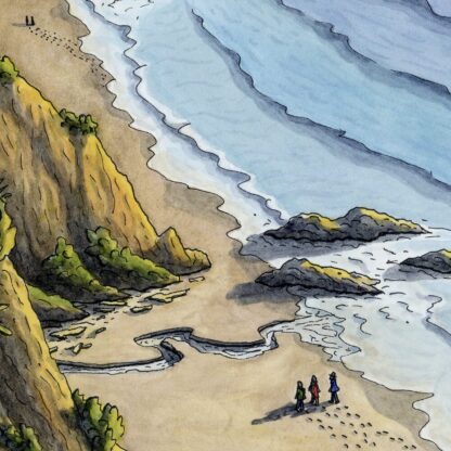 "Wildcat Coast" Original Artwork (Framed) - Image 4