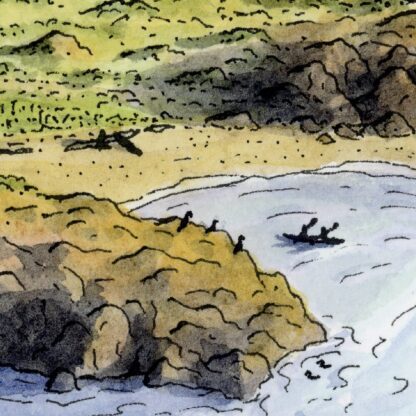 “Ocean Beach in 1700” Print - Image 2