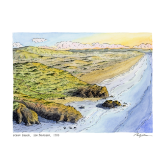 “Ocean Beach in 1700” Print
