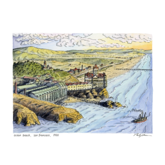“Ocean Beach in 1900” Print