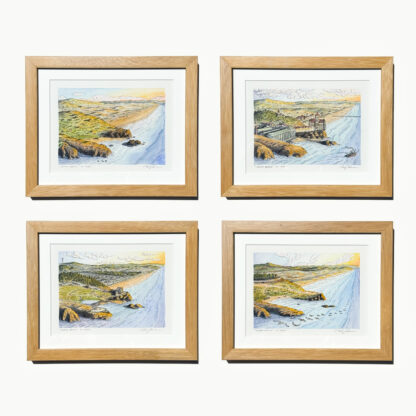“Ever-Changing: Ocean Beach” Original Series (Framed)