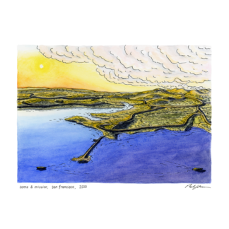 “SOMA and Mission in 2500” Print