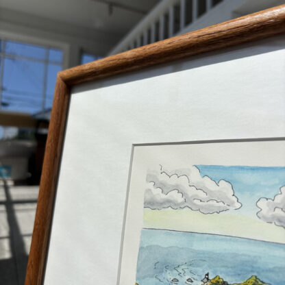 "Hawk Hill Descent" Original Artwork (Framed) - Image 3