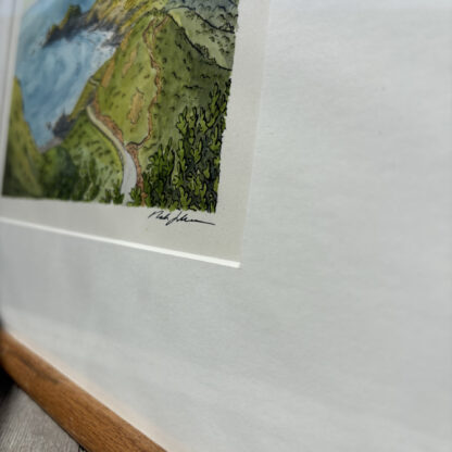 "Hawk Hill Descent" Original Artwork (Framed) - Image 2