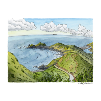 "Hawk Hill Descent” Print