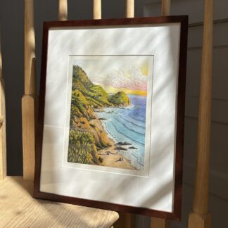 "Wildcat Coast" Original Artwork (Framed)