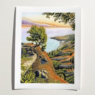 Limited Edition "Mt. Tam Sunset” Print