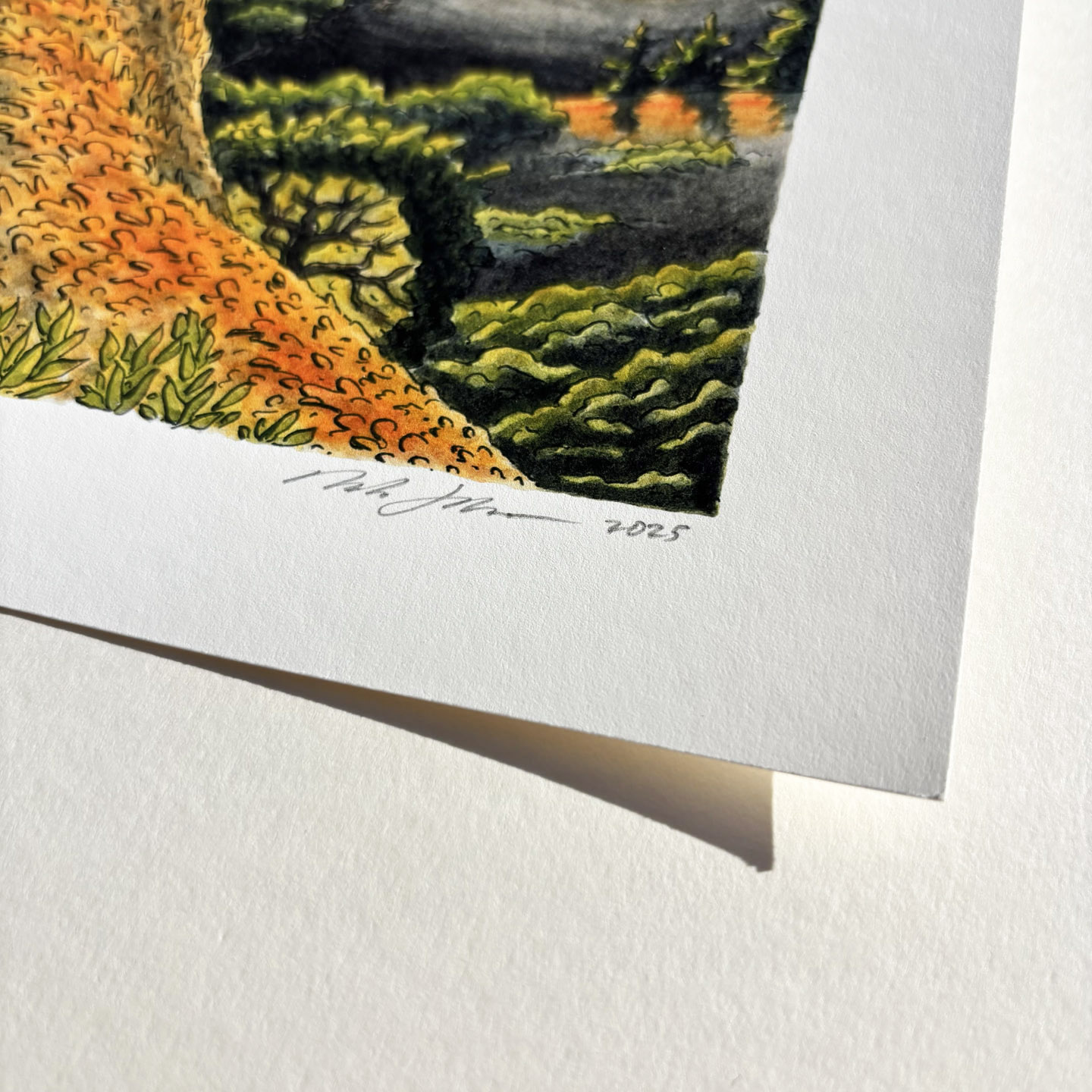Limited Edition "Mt. Tam Sunset” Print - Image 8