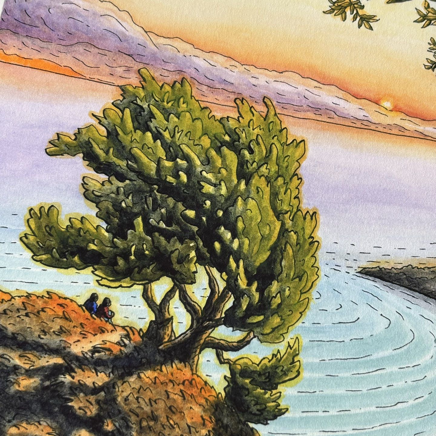 Limited Edition "Mt. Tam Sunset” Print - Image 2