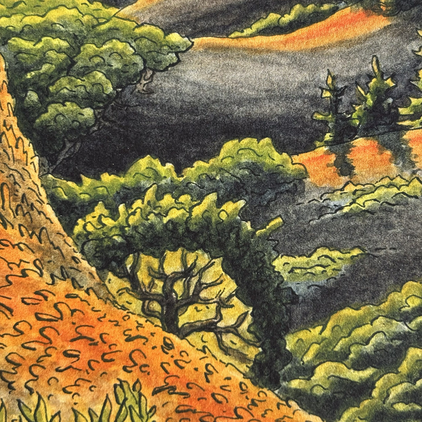 Limited Edition "Mt. Tam Sunset” Print - Image 4