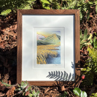 "The Mountain Above" Original Artwork (Framed)