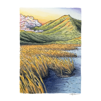 "The Mountain Above” Print