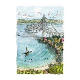 Sketchbook "Clipper Cove" Print