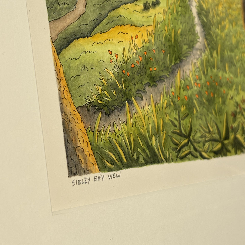 "Sibley Bay View" Original Artwork (Framed) - Image 3