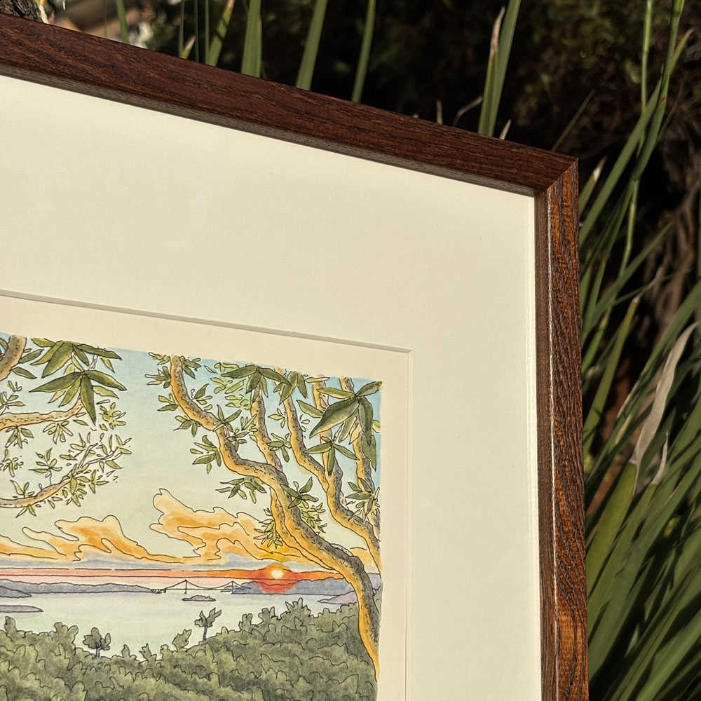 "Sibley Bay View" Original Artwork (Framed) - Image 5