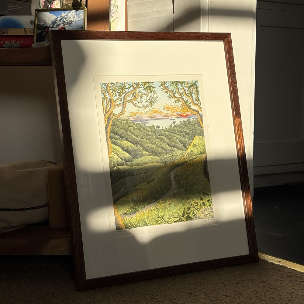 "Sibley Bay View" Original Artwork (Framed) - Image 7