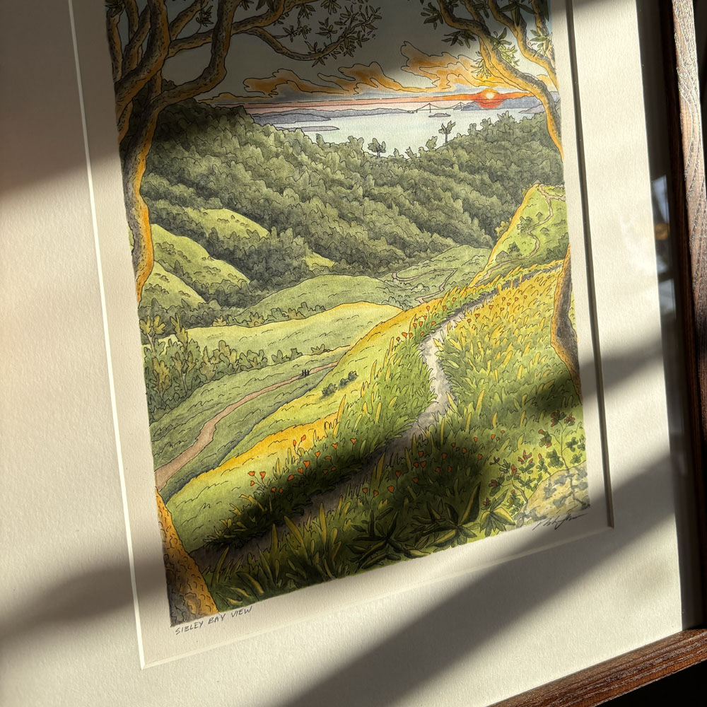 "Sibley Bay View" Original Artwork (Framed) - Image 2