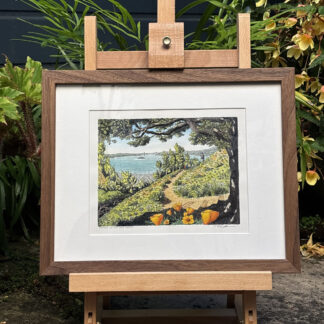 "Poppies of the Fire Trails" Original Artwork (Framed)