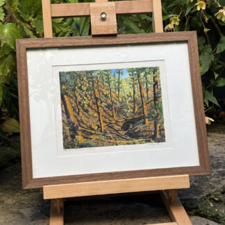 "Resting in Redwood Regional" Original Artwork (Framed)